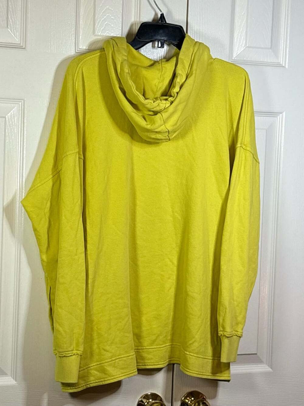 Aerie Women's Oversized Quarter-Button Henley Hoodie Sweatshirt #1379 - Picture 7 of 7